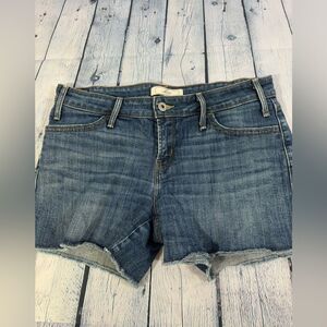 Levis Festival Boho Folklore Hipster Stevie Western Cutoff Jean Shorts Size 6